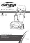 Yardworks 060-3999-2 Operating instructions