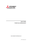 Mitsubishi Electric PH440 User guide