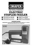 Draper 77104 Owner`s manual
