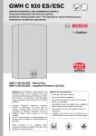 Bosch GWH C 920 ESC Specifications