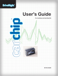 DAVIS CarChip 8210 User`s guide