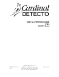 Detecto PS-7 Owner`s manual