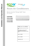 Eco Air ECO1216SD Unit installation