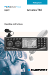 Blaupunkt Antares T60 Operating instructions