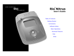 Rio Nitrus User`s guide