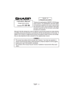 Sharp IV-S51M Instruction manual