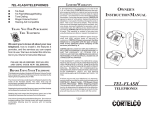 Cortelco 2500 Instruction manual