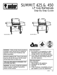 Weber Summit 450 LP Owner`s manual