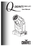 Chauvet Q-Beam 260-LED User manual