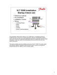 Danfoss VLT 5000 Instruction manual