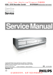 Philips DVDR520H/37 Service manual