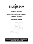 Bluestream BS4590 Instruction manual