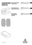 Behringer Europort EPA150 Specifications