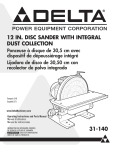 Delta 31-140 Operating instructions