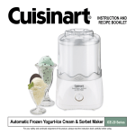 Cuisinart ICE-45A Specifications