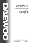 Daewoo L520BM Service manual