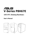 Asus V8-P8H67E User`s manual