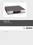 Bosch Divar Archive Player User manual