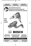 Bosch SG450AF Specifications