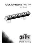 Chauvet Colorband PiX IP User manual