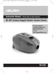 Bush BC-302 Instruction manual