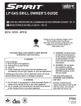 Weber E-310 Specifications