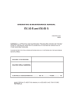 Wascomat EX-30 S and EX-50 S Operating instructions