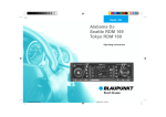 Blaupunkt ALABAMA DJ SEATTLE RDM 169 Operating instructions