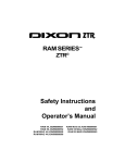 Dixon BS/968999552 Operator`s manual