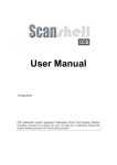 ScanShell ScanShell 1000 User manual
