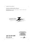 Zenith DVT721 - Home Theater in a Box System Instruction manual