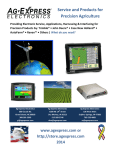 Service and Products for Precision Agriculture