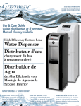 vitapur Water Dispenser Use & care guide