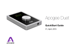 Apogee Duet 2 User`s guide