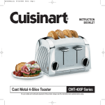 Cuisinart CMT-400 Specifications
