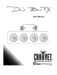 Chauvet DJ Bank User manual