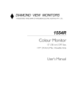 Mitsubishi 1554R User`s manual
