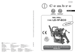 Cembre LD-2EYGR Operating instructions