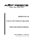 AMF SERIES S104-130 Service manual