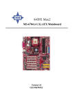 MSI 845E Max2 Instruction manual