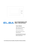 Elba EMO-2306BI Owner`s manual