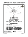 Emerson CF921ORB00 Owner`s manual