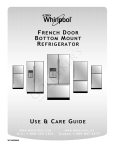 Whirlpool W10325088A Use & care guide