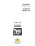 Chauvet CF-NEONB30 User manual