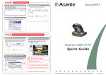 Asante NetCam 8001/P/W User manual