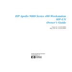 HP Apollo 9000 400t Technical data