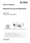 Eiki LC-WXL200A Owner`s manual