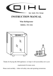 DIHL WF-12SS Instruction manual