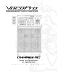 VocoPro Voco  portable speaker System information