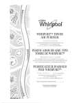 Whirlpool APT40010R Specifications